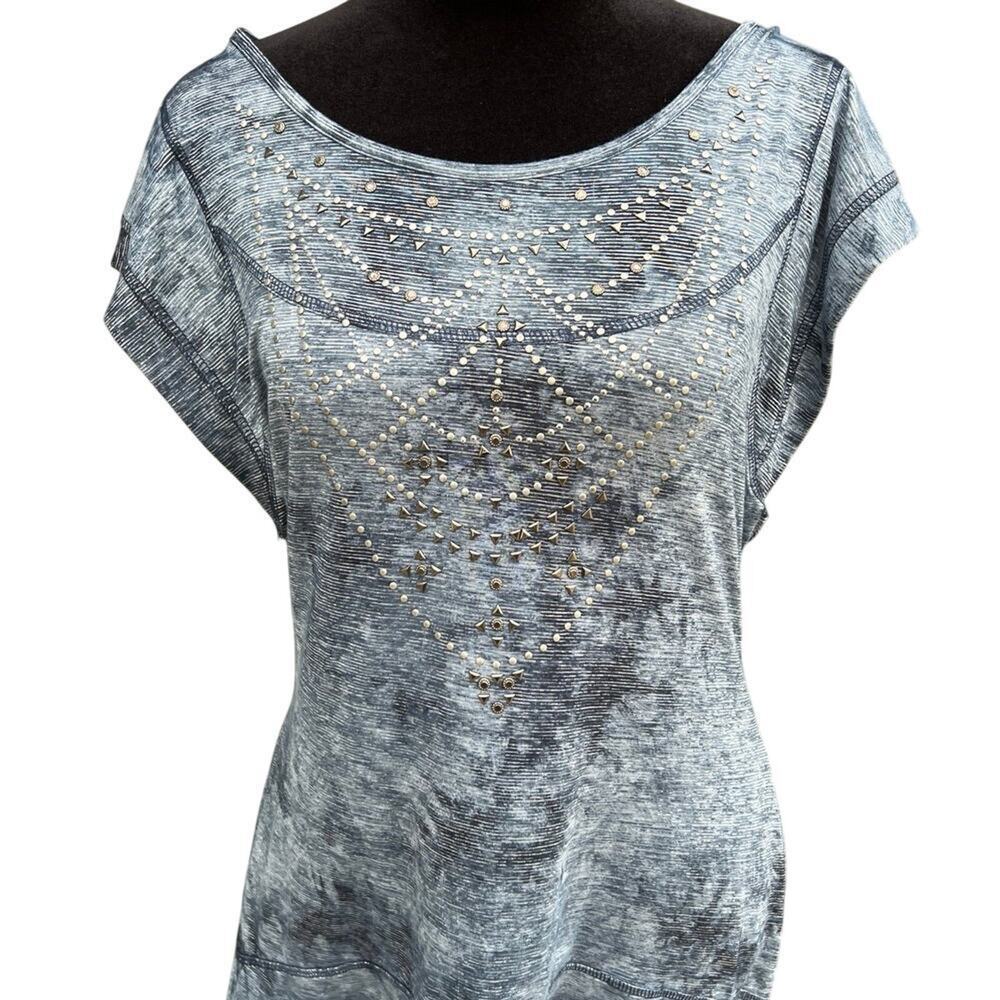 One World women’s S top handkerchief hem, new